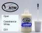 Preview: Opel, Casablanca White, D31: 20ml Lackstift, von ATW Autoteile West.